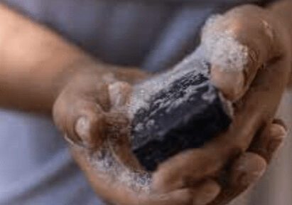 Foaming action of OESUP antibacterial penis soap